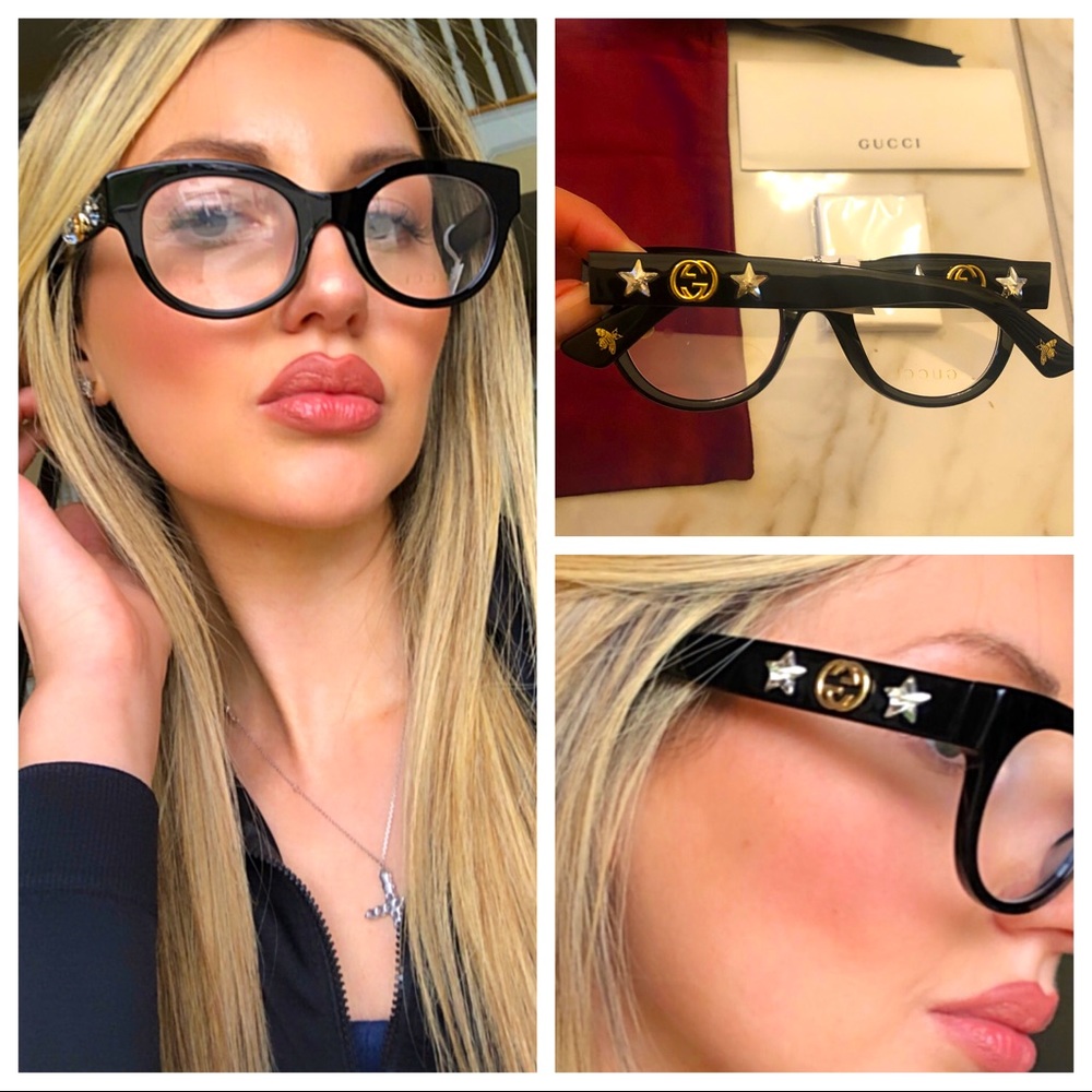 🔥NEW GUCCI SWAROVSKI CRYSTAL EYEGLASSES 🔥